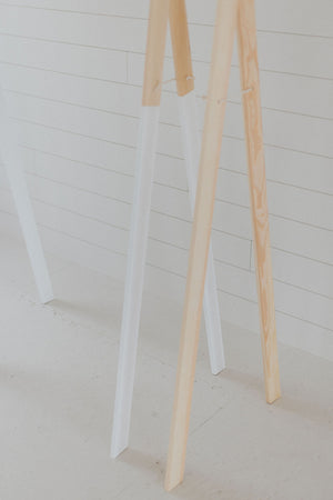 Wooden dress rack /toddler clothes rack