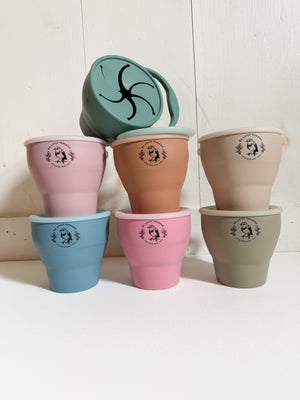 Silicone Snack Cups/Collapsible snack cups