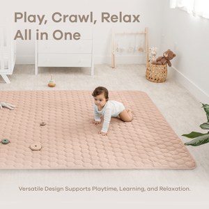 Play Mat with Non-Slip Bottom in Blush