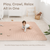 Play Mat with Non-Slip Bottom in Blush