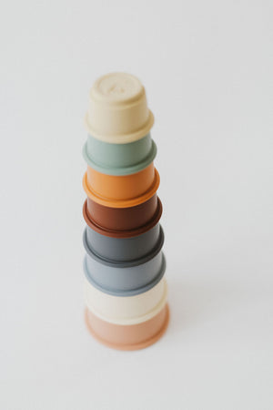 Silicone Cup stacking toy/Stacking toy