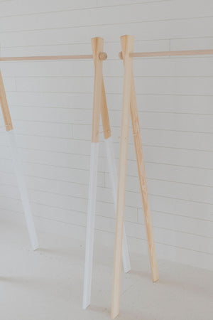 Large Wooden Clothing Rack