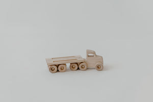 Wooden cars + Truck + ramp