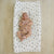 Cream Floral Muslin Changing Pad Cover