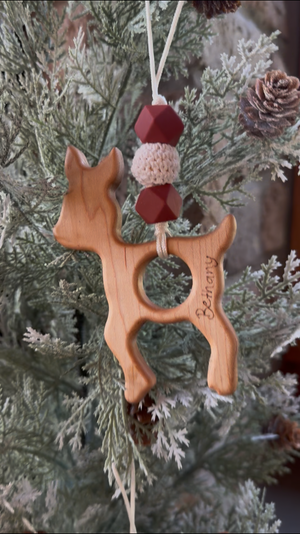Wooden Baby Ornaments