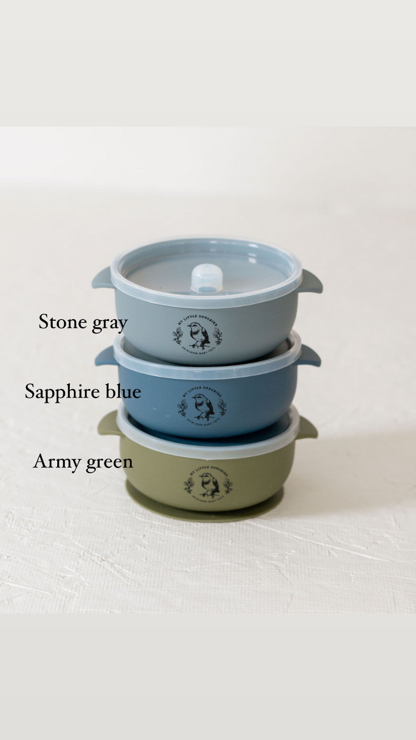 Neutral Tones Silicone Bowls from My Little Songbird