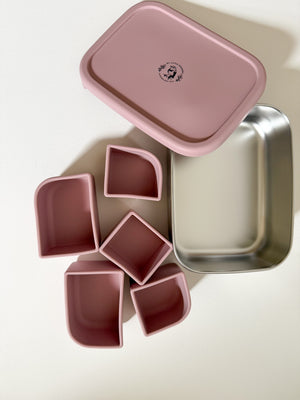 Stainless steel & Silicone Bento box ~Large~