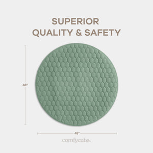 Play Mat with Non-Slip Bottom in Fern