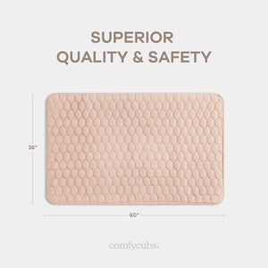 Play Mat with Non-Slip Bottom in Blush