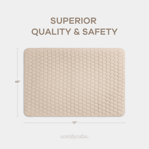 Play Mat with Non-Slip Bottom in Sand