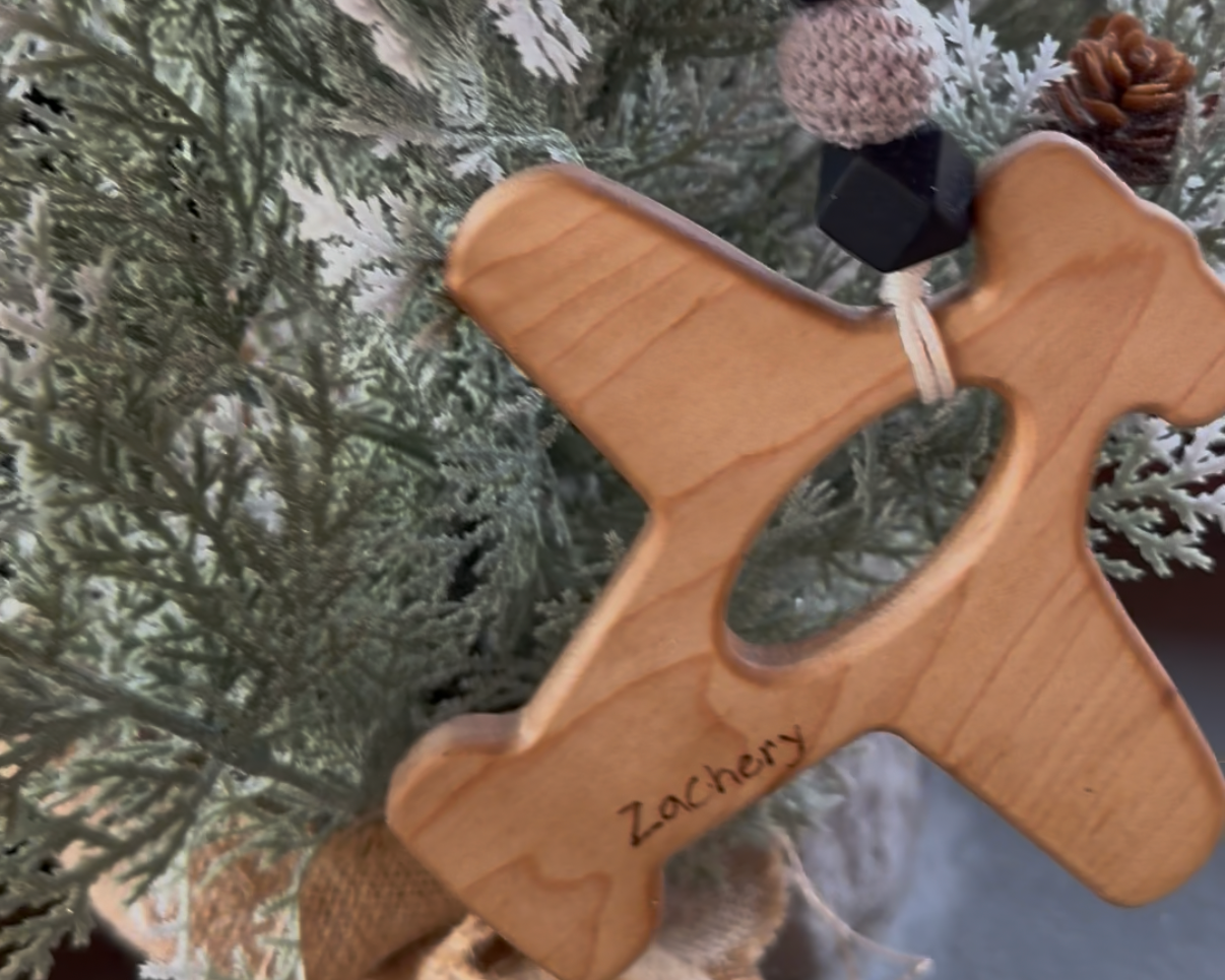 Wooden Baby Ornaments