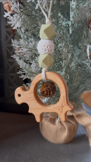 Wooden Baby Ornaments