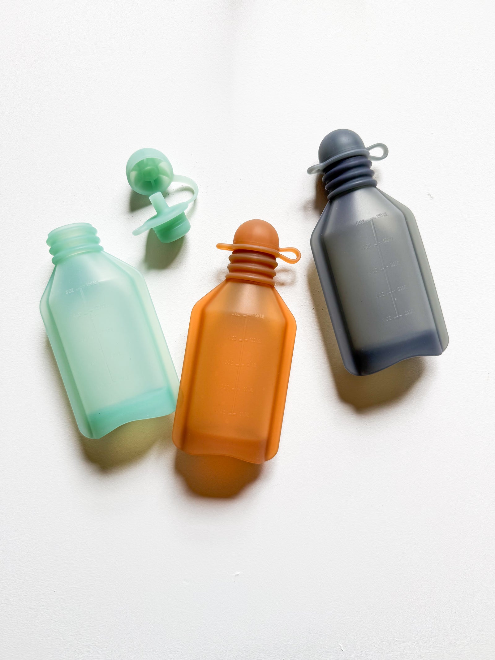 Silicone Baby Food Pouches - Reusable