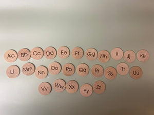 Wooden Number / ABC discs