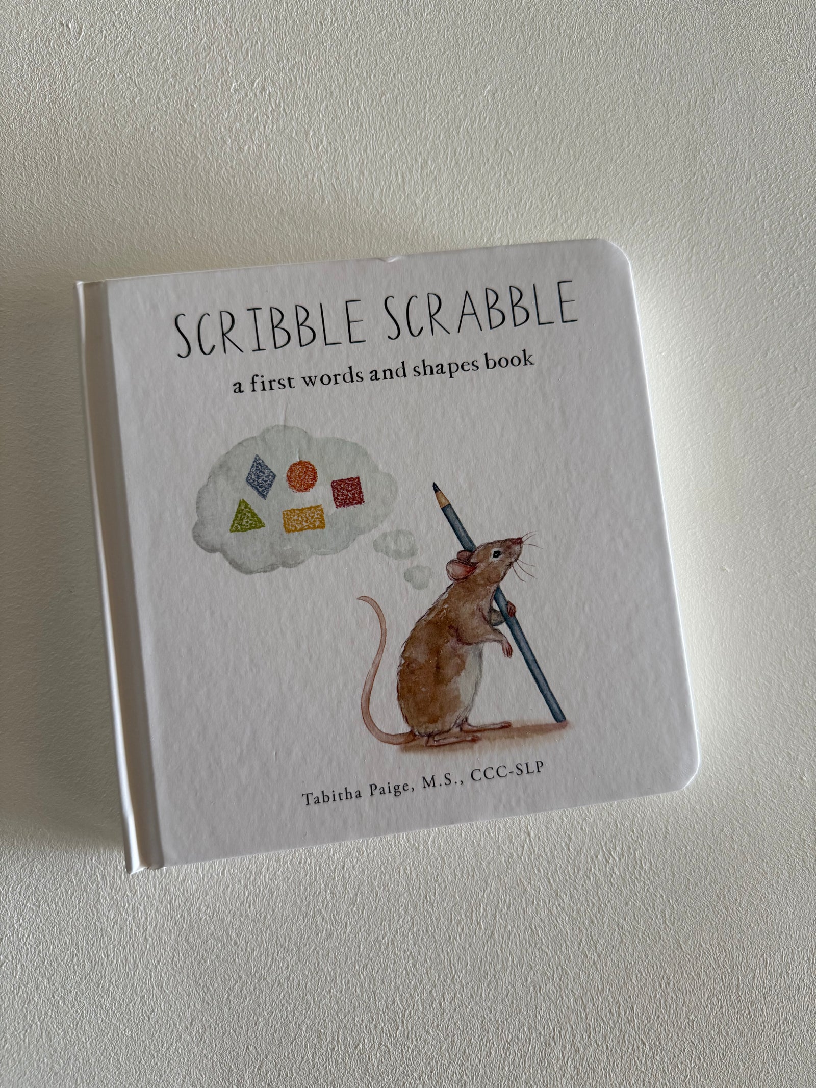 Scribble Scrabble - A first words & shapes book