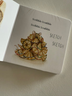 Scribble Scrabble - A first words & shapes book