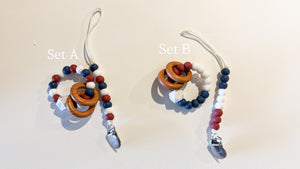 Patriotic teether sets