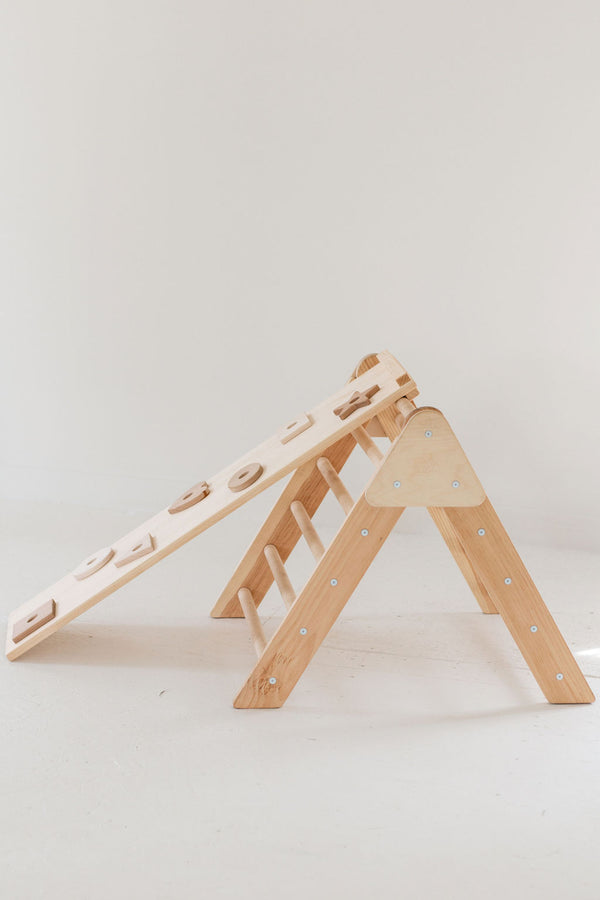 wooden climbing triangle, climbing triangle, toddler climbing toy ...