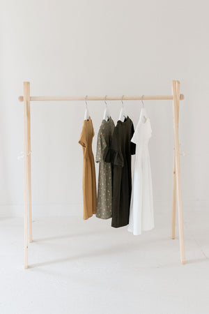 Mini Wooden Clothing Rack