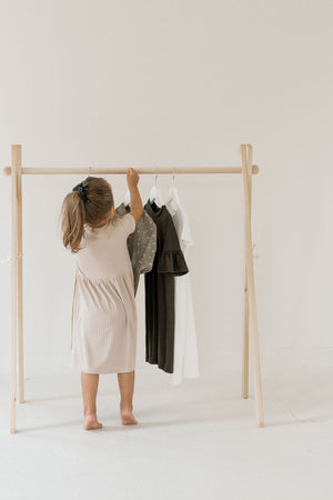 Mini Wooden Clothing Rack