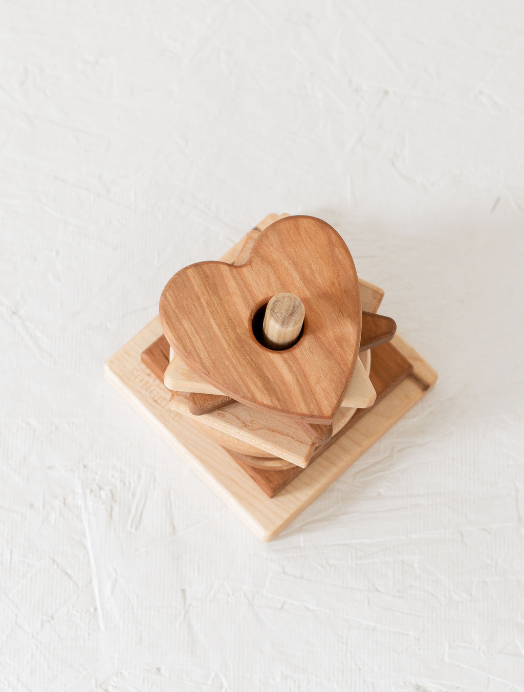 Wooden Shape Stacking Toy for Toddlers - ShopMyLittleSongbird