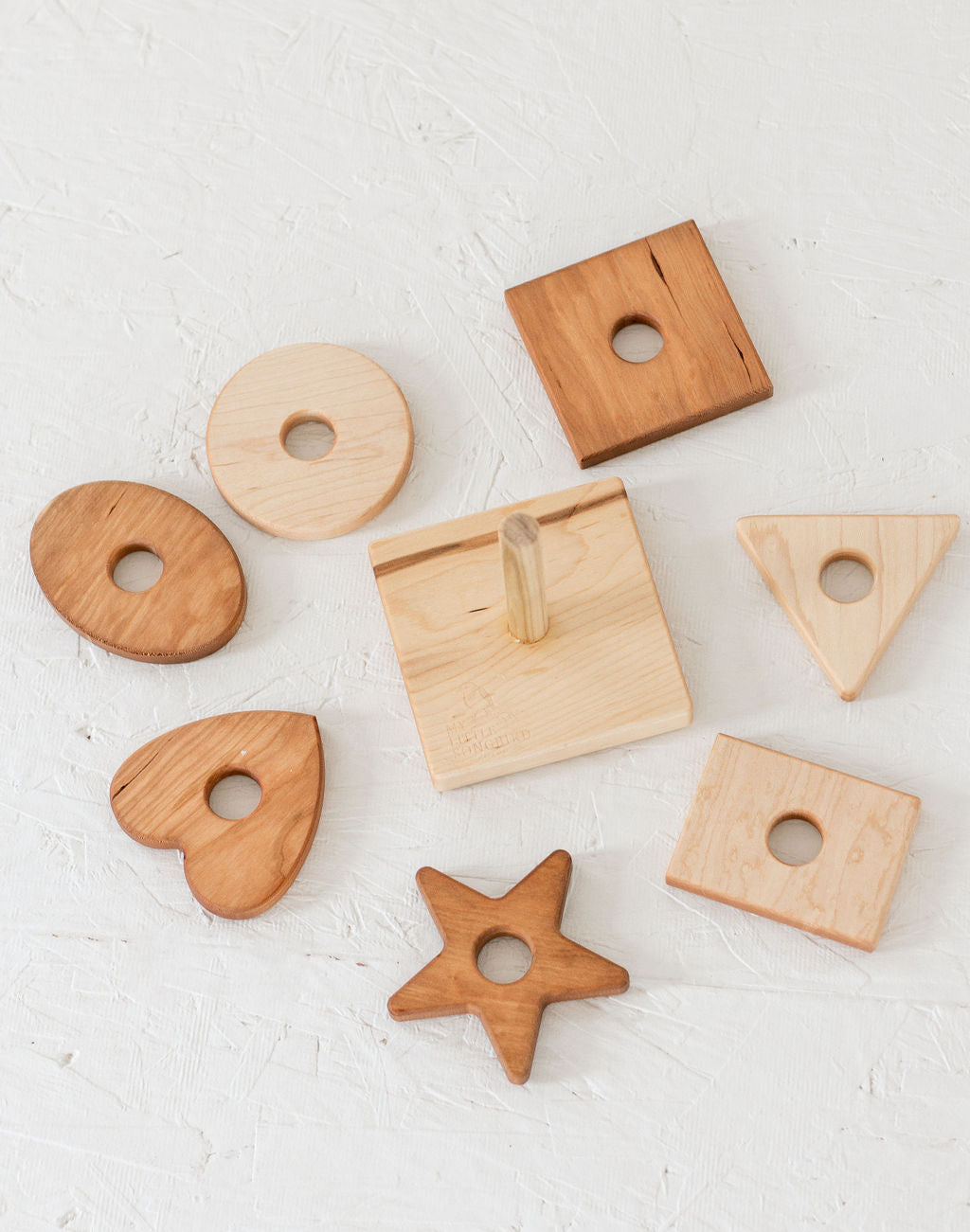 Wooden Shape Stacking Toy for Toddlers - ShopMyLittleSongbird