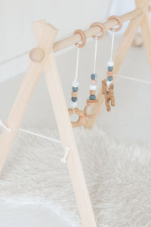 Classic Gray Baby Play Gym