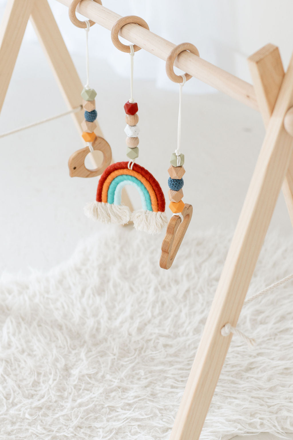 Hanging Rainbow Baby Gym Toys
