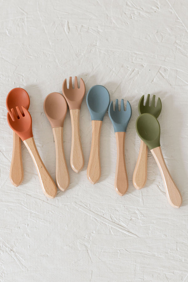 Silicone Baby Spoons - Woodchuck & Smoke