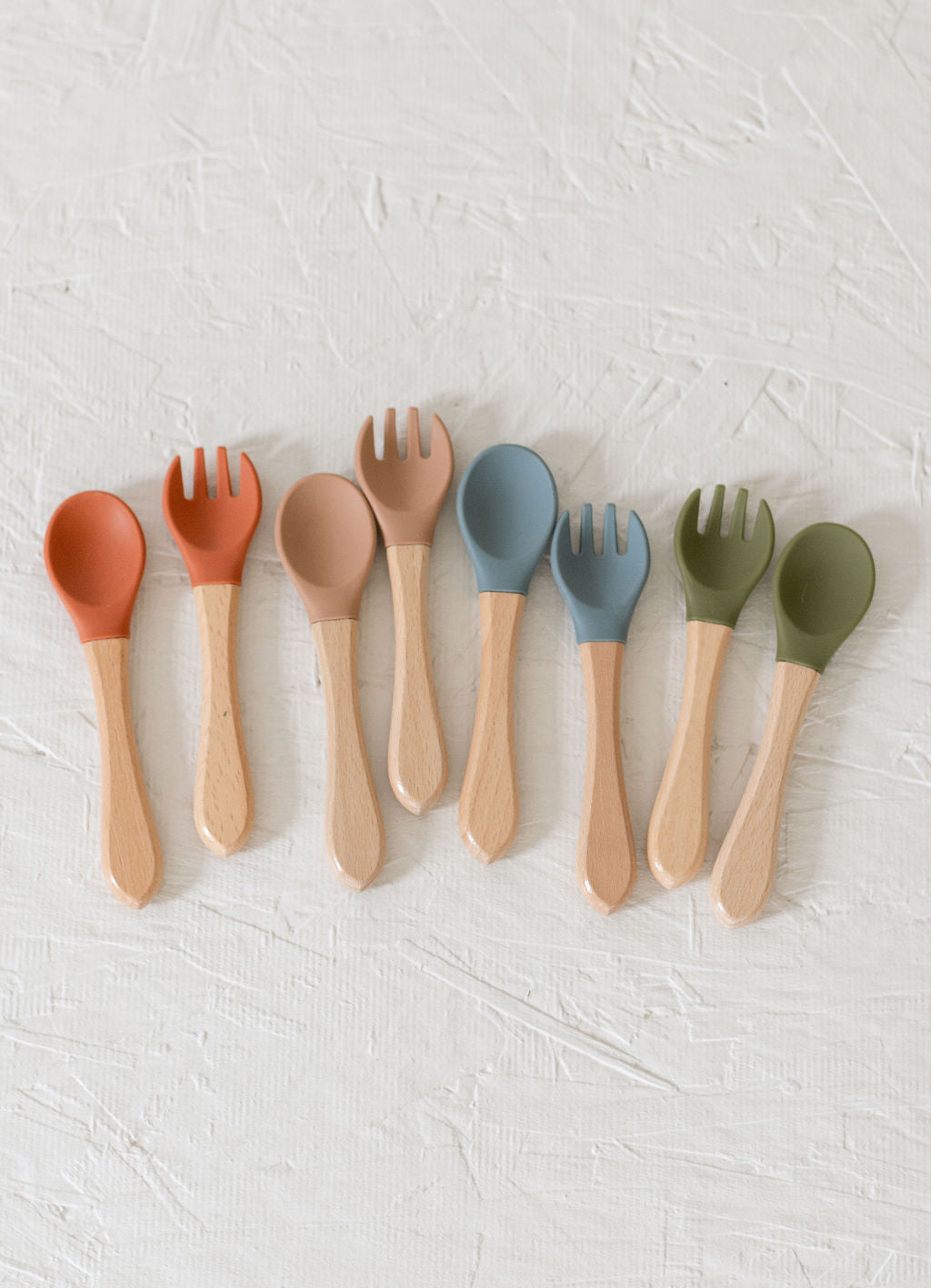 Silicone Baby Spoon and Fork Set