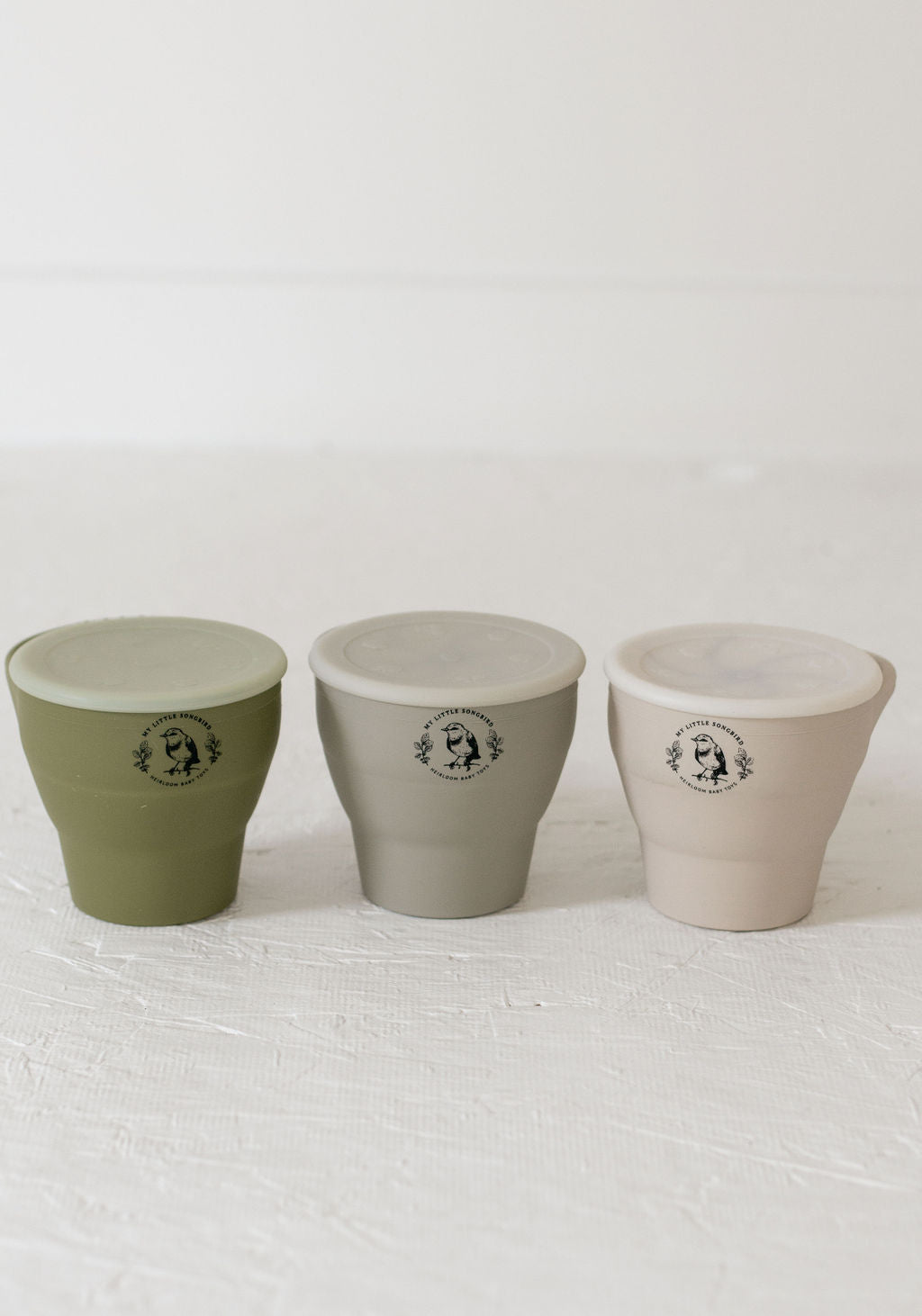 Neutral Tones Silicone dinnerware from My Little Songbird