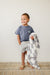 Grey Checkered Plush Blanket