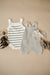 Heather Grey Pocket Knit Overalls