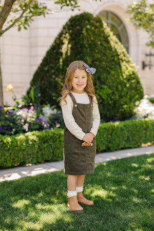 Green Corduroy Dress