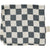 Charcoal Checkered Muslin Burp Cloth