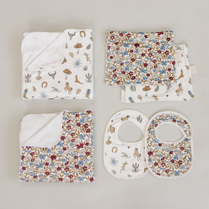 Desert Floral Fleece Burp Cloth