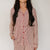 Adult Red Stripes Pajama Set
