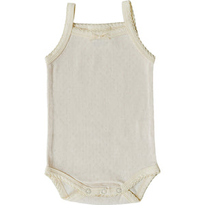 Yellow Pointelle Tank Bodysuit