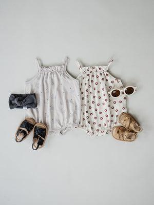 Floral Tank Bubble Romper