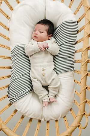 Heather Grey Bodysuit Waffle Set
