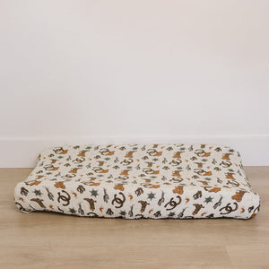 Outlaw Cowboy Muslin Changing Pad Cover