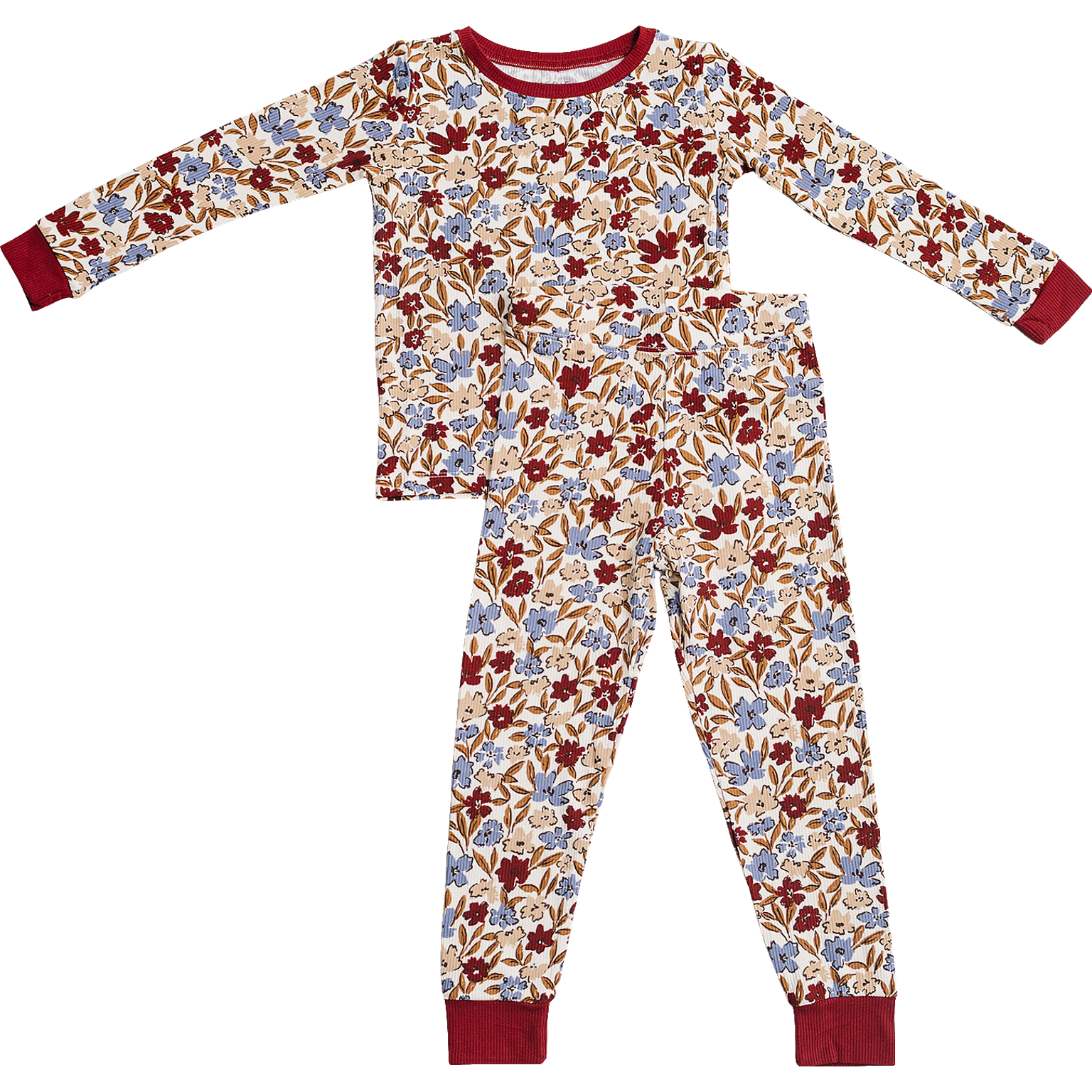 Desert Floral Ribbed Bamboo Cozy Set