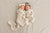 Cream Ribbed Bamboo Knot Gown